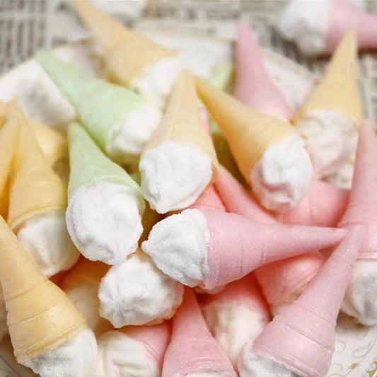 Freeze Dried Marshmallow Cones