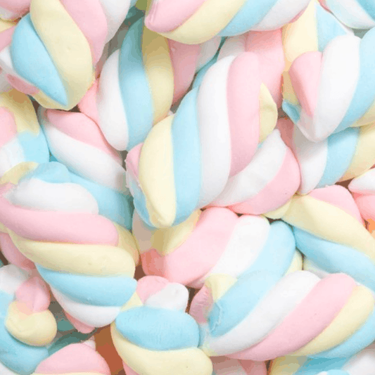 Freeze Dried Rainbow Twist Marshmallow - Q Crunchy