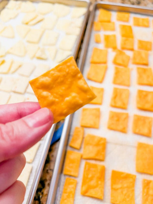 Freeze Dried Slice Cheese - Q Crunchy
